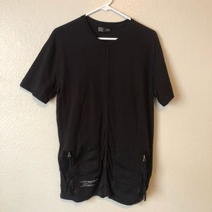 Bershka short sleeve t-shirt black